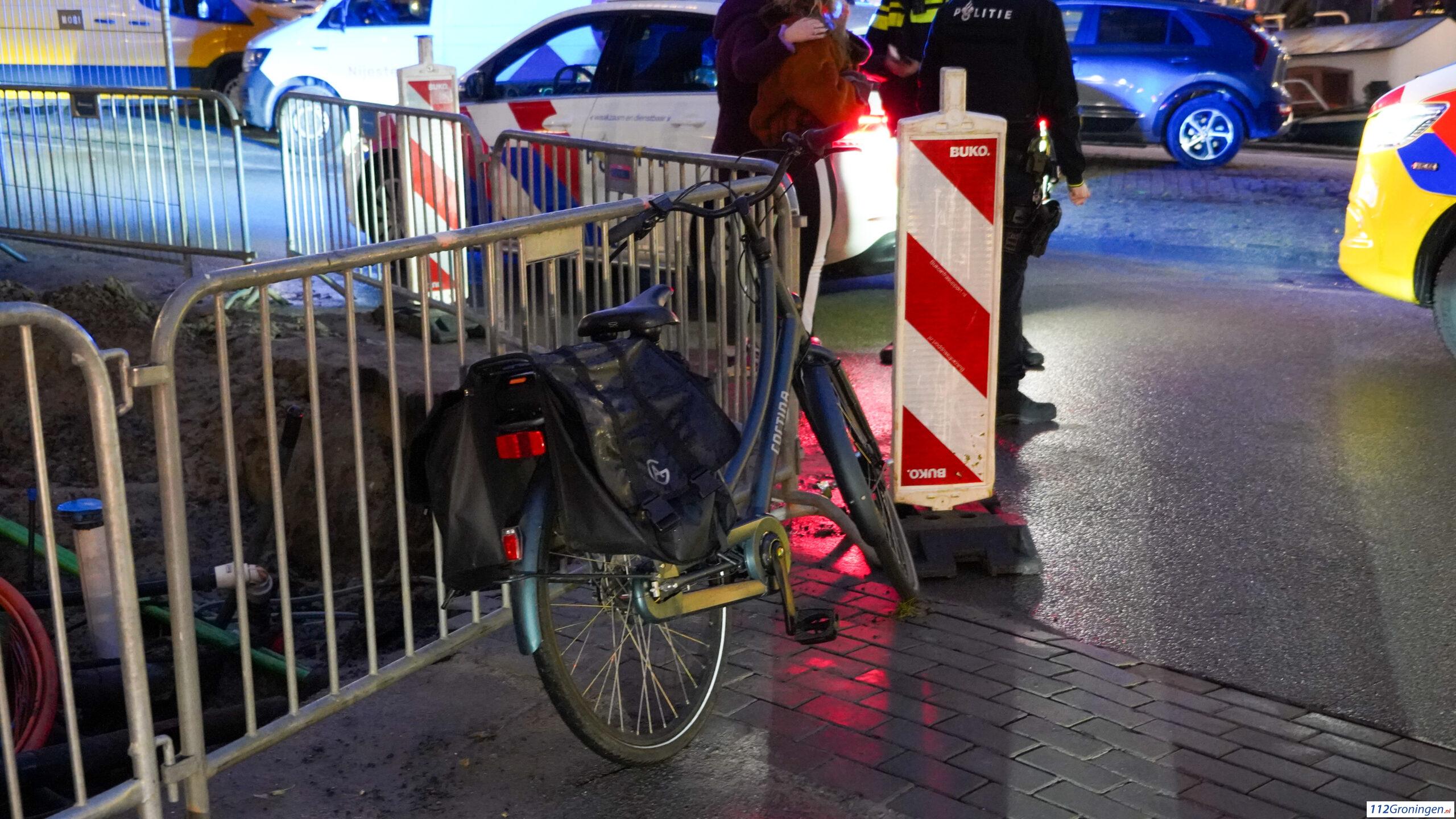Ongeval op de Oosterkade in Groningen. Ongeval op de Oosterkade in Groningen.