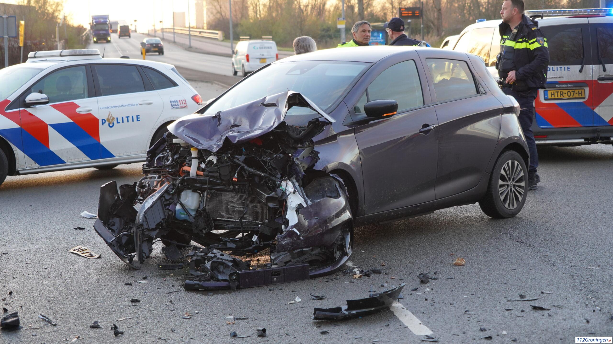 Ongeval Sint Petersburgweg/ Stettingweg Groningen. Ongeval Sint Petersburgweg/ Stettingweg Groningen.