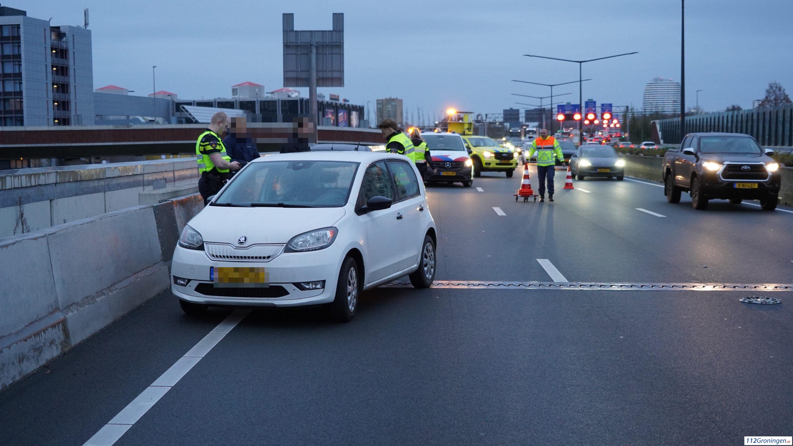 Ongeval op de N7 zorgde voor filevorming. Ongeval op de N7 zorgde voor filevorming.