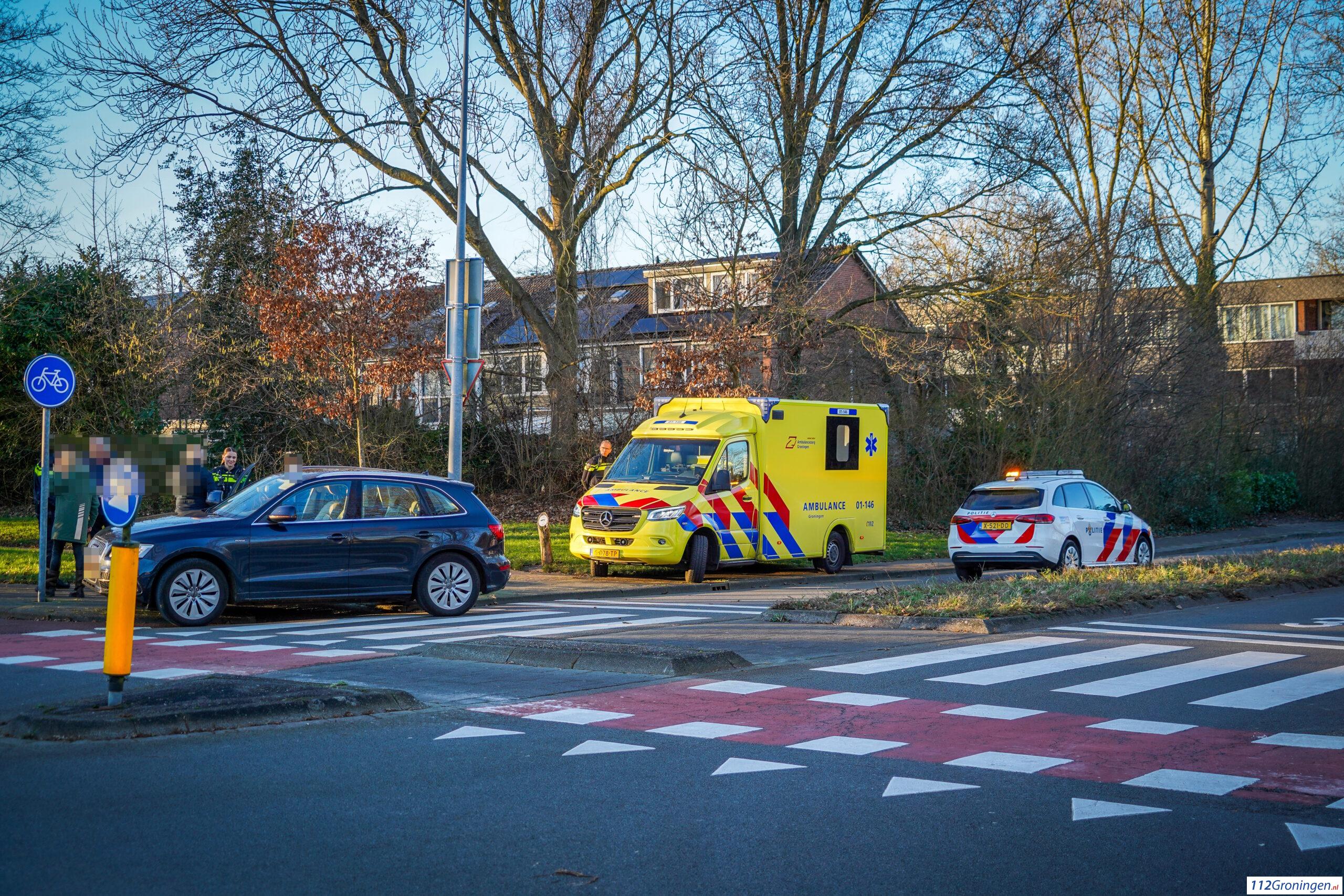 Ongeval met letsel Bakboordswal Groningen, 1 gewonde. Ongeval met letsel Bakboordswal Groningen, 1 gewonde.