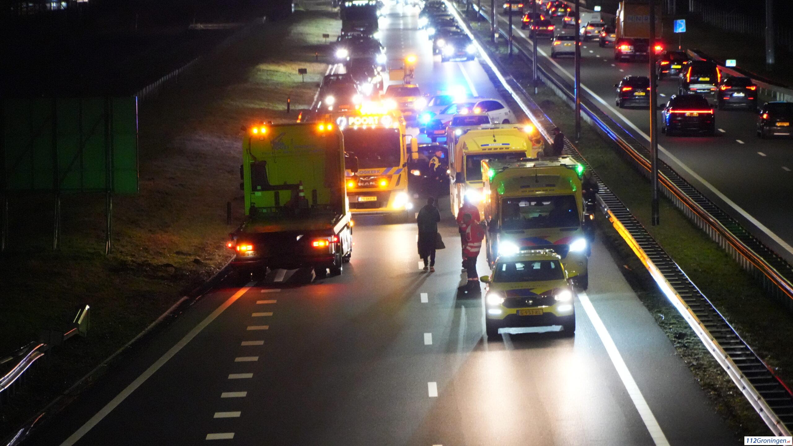 Fors ongeval op de N7, files tot gevolg. Fors ongeval op de N7, files tot gevolg.
