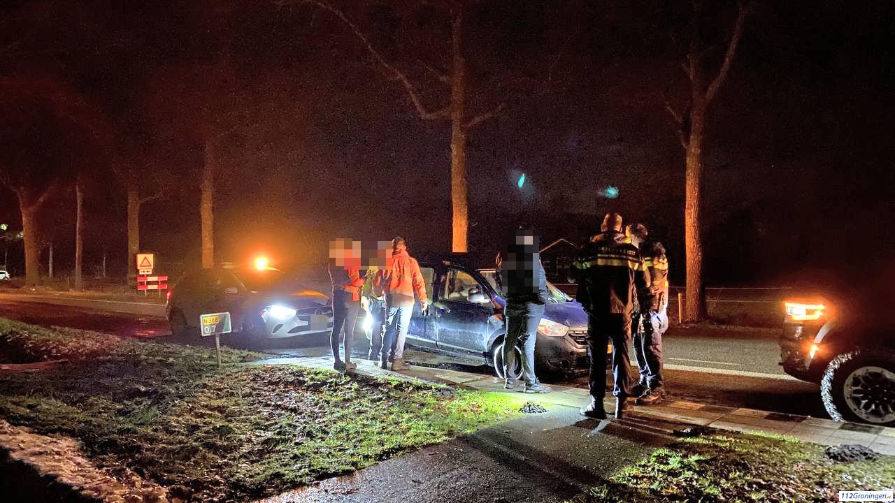 Ongeval op de Boerakkerweg bij Niebert. Ongeval op de Boerakkerweg bij Niebert.