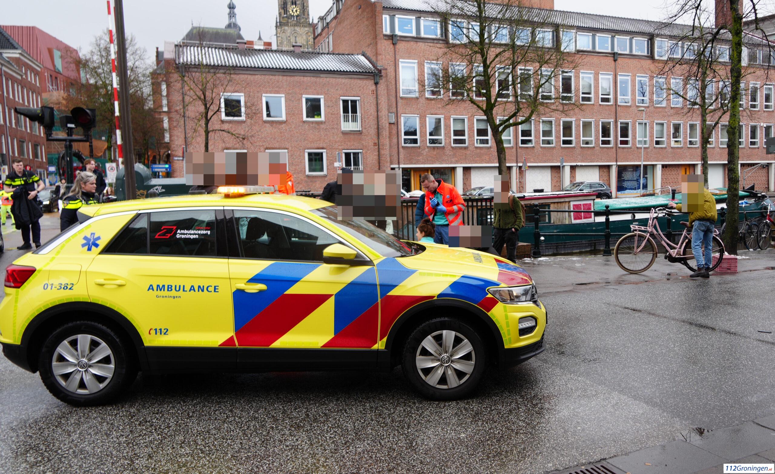 Ongeval kruising Nieuwe Sint Jansstraat/ Schuitendiep.