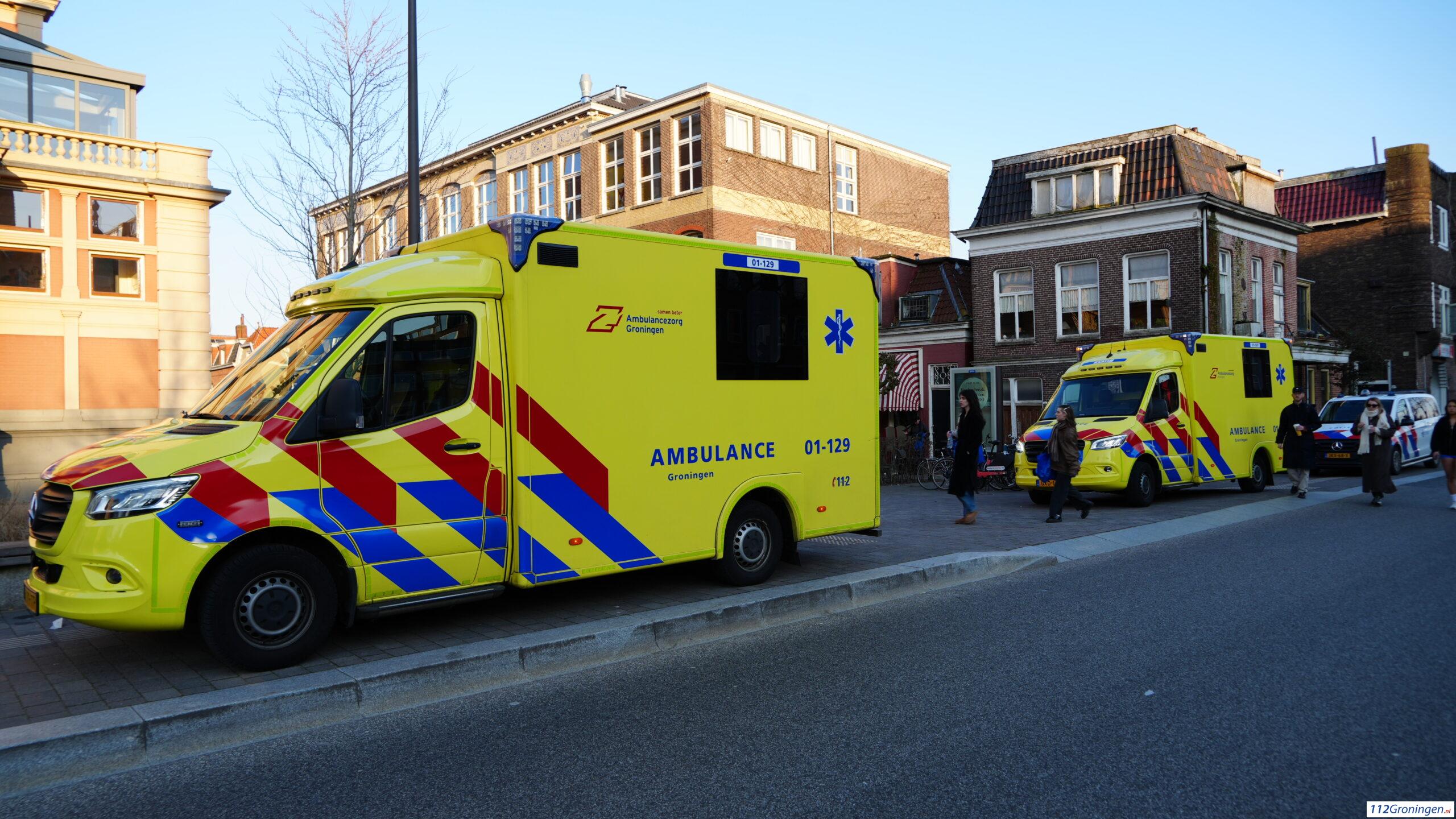 Ernstig ongeval op kruising Turfsingel/Kruitlaan, MMT landt Grote Markt. Ernstig ongeval op kruising Turfsingel/Kruitlaan, MMT landt Grote Markt.