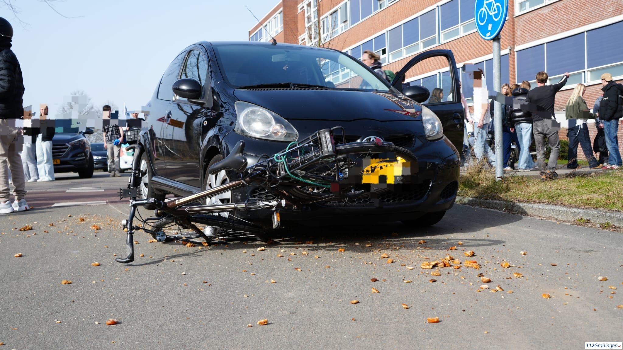 Ongeval met letsel Vondelpad Groningen. Ongeval met letsel Vondelpad Groningen.