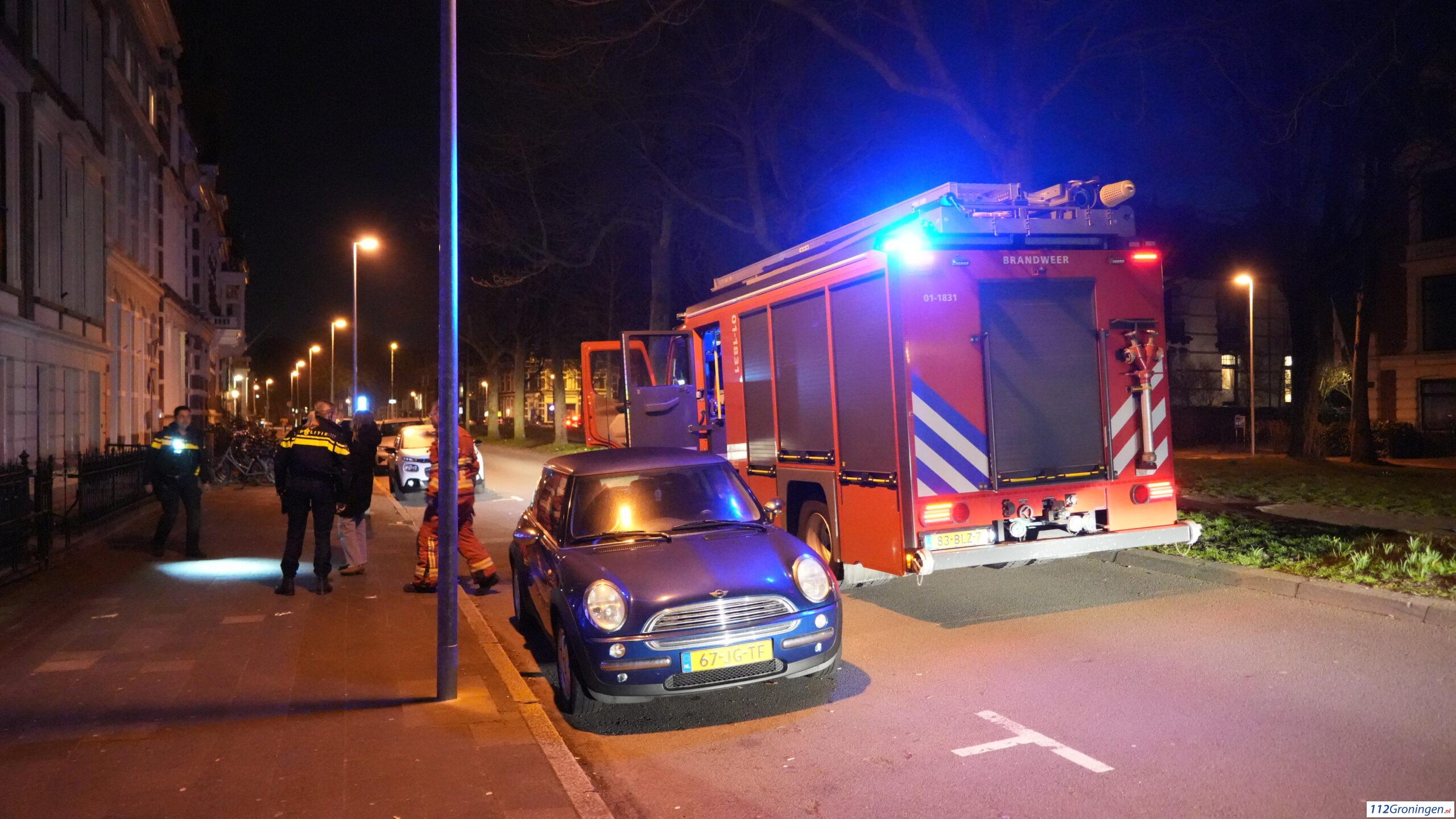 Brandmelding in monumentaal pand aan Heresingel blijkt loos alarm