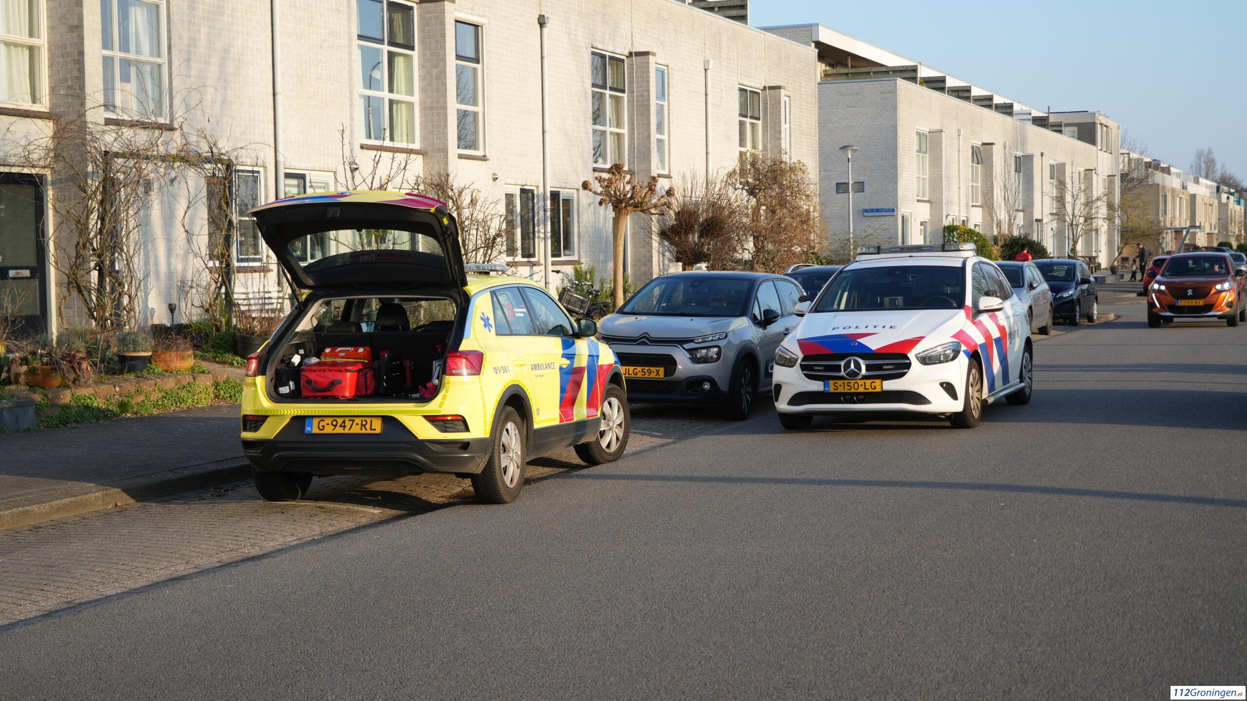 Fietser betrokken bij aanrijding in stad. Fietser betrokken bij aanrijding in stad.