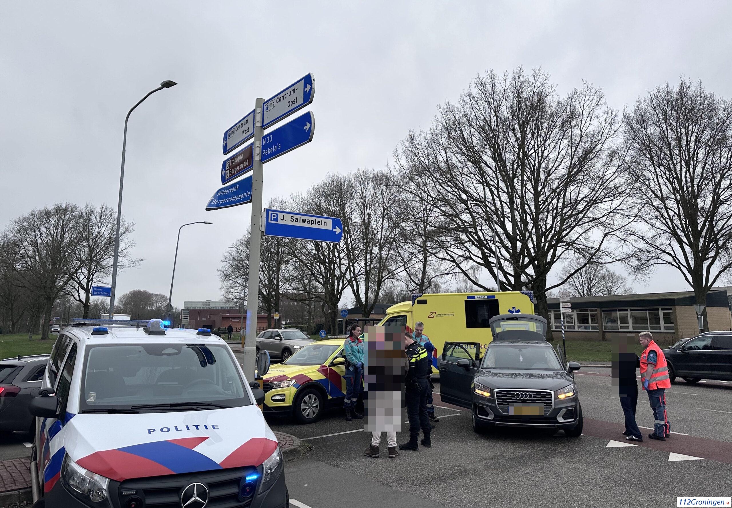 Ongeval Julianalaan/ Boven Westerdiep Veendam. Ongeval Julianalaan/ Boven Westerdiep Veendam.