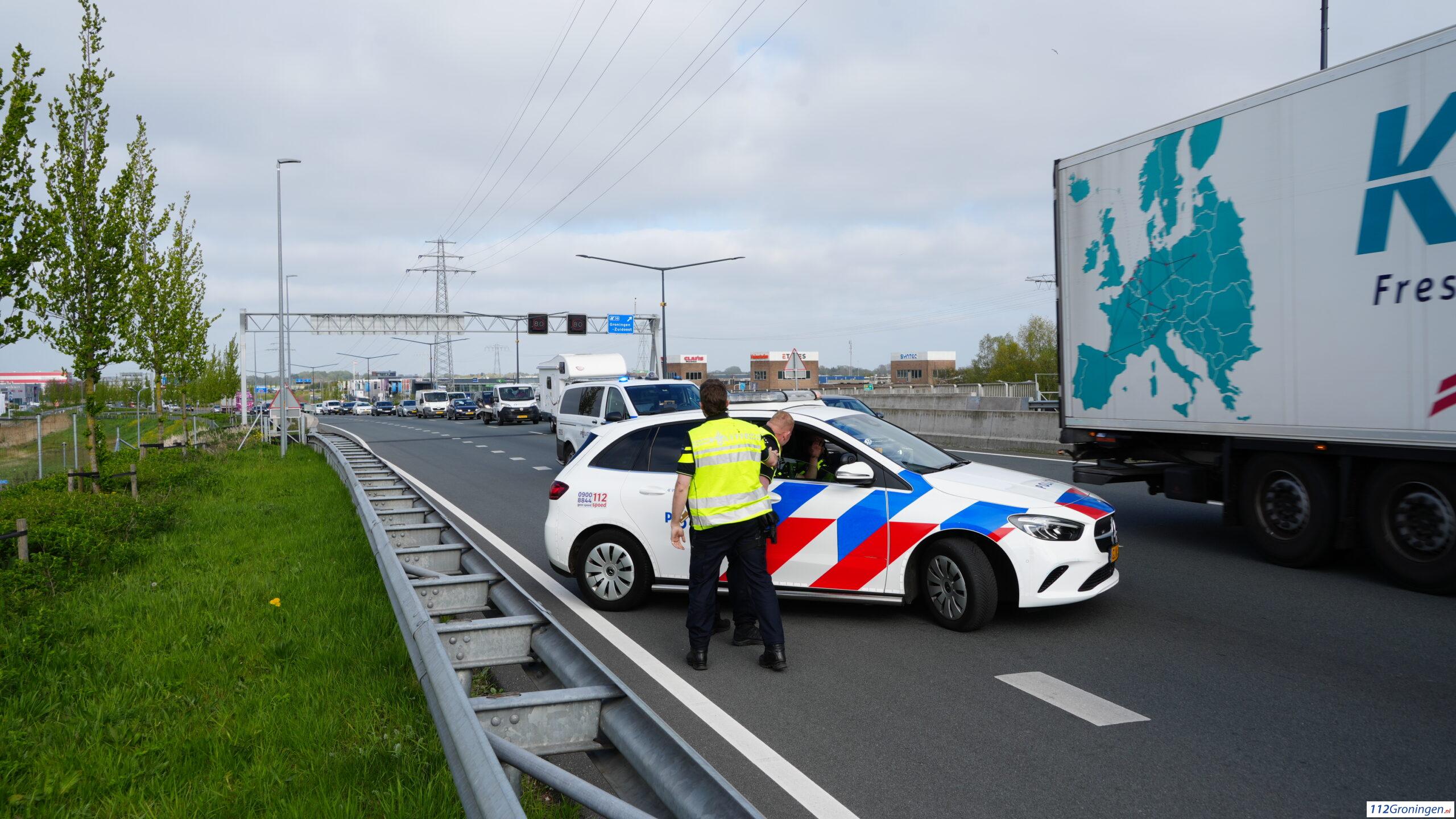 Ongeval op de N7 Groningen & pech geval. Ongeval op de N7 Groningen & pech geval.