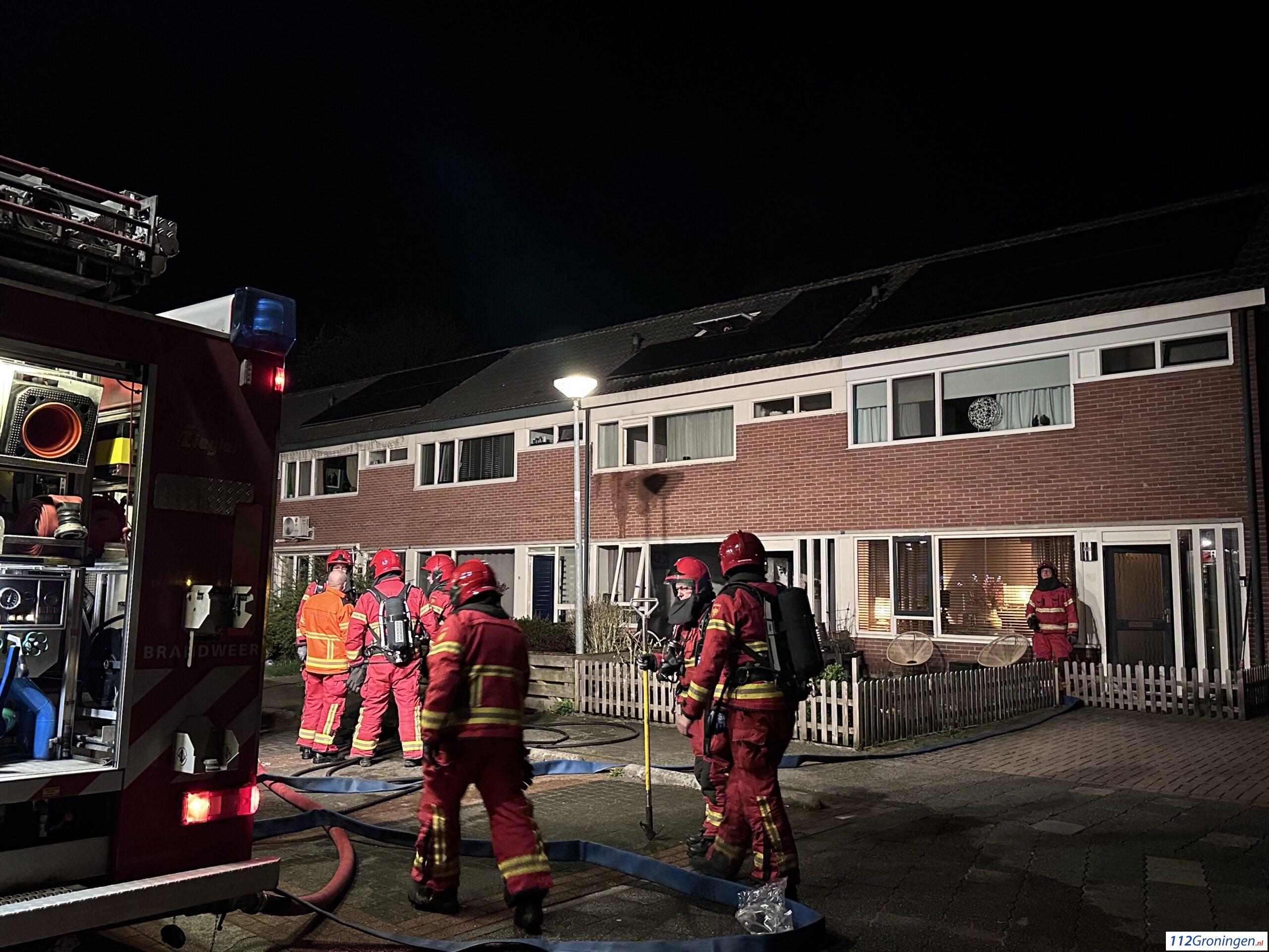 Forse woningbrand Oude Pekela