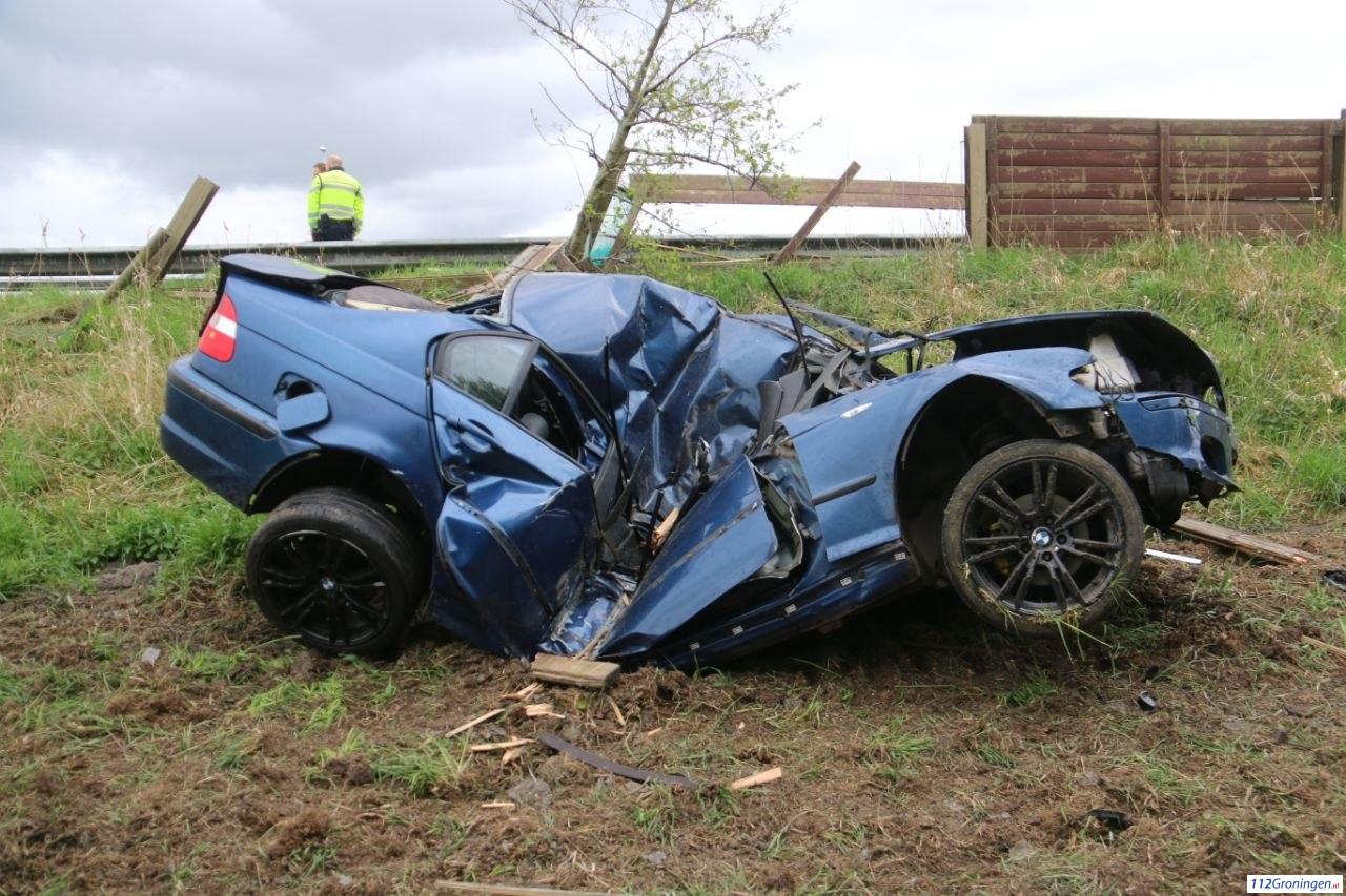 Ernstig ongeval op de A7 bij Zuidbroek. Ernstig ongeval op de A7 bij Zuidbroek.