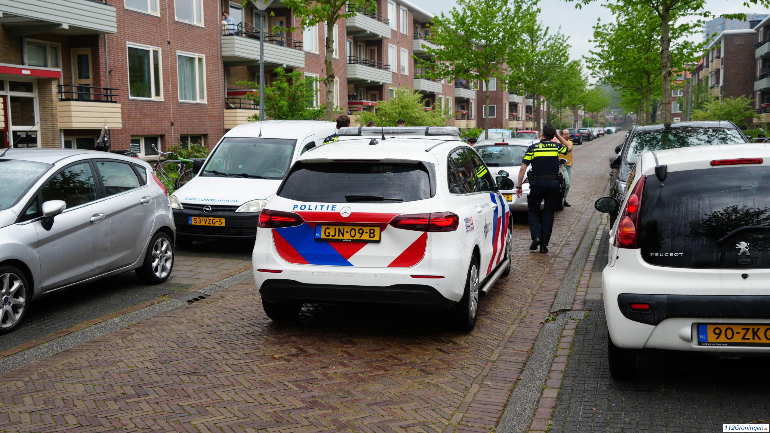 Kind gewond na aanrijding in Groningen. Kind gewond na aanrijding in Groningen.