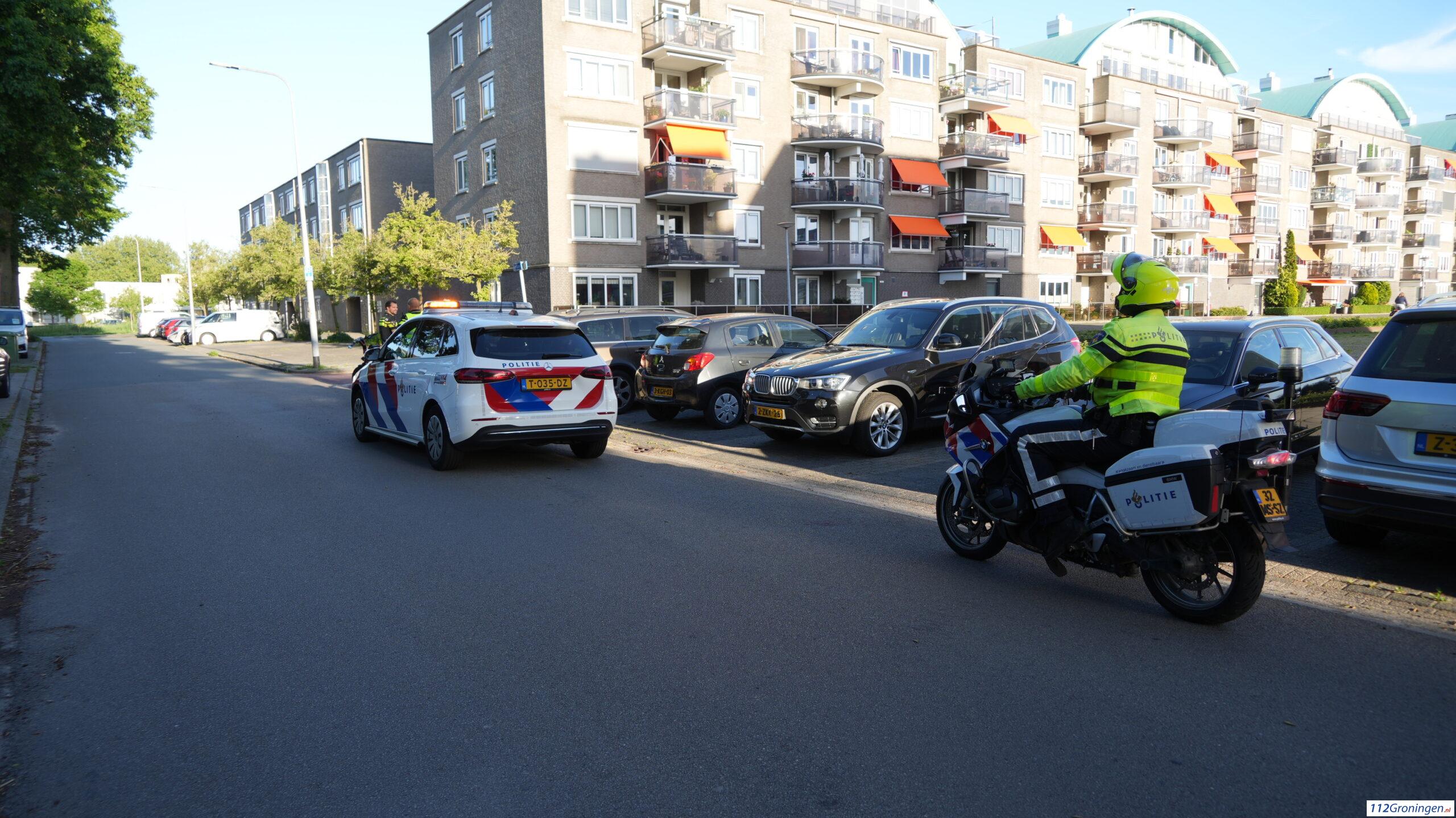 Ongeval op het S. Allendeplein in Groningen. Ongeval op het S. Allendeplein in Groningen.