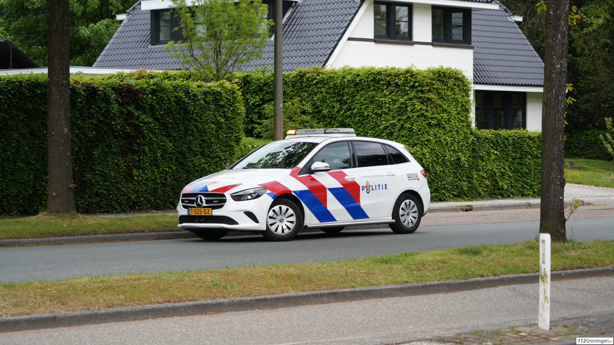 Kop-staartbotsing op Rijksstraatweg in Haren. Kop-staartbotsing op Rijksstraatweg in Haren.
