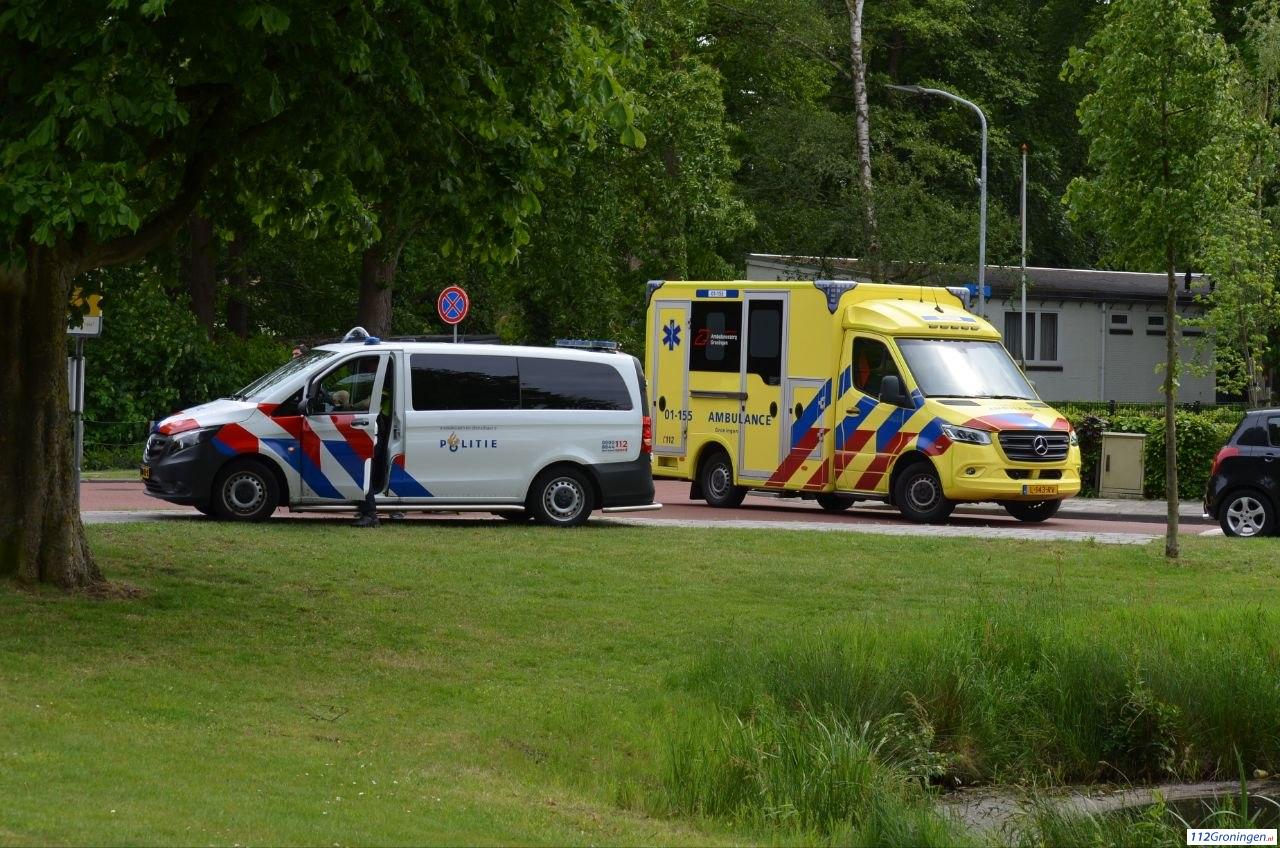 Ongeval Vijverstraat in Ter Apel. Ongeval Vijverstraat in Ter Apel.