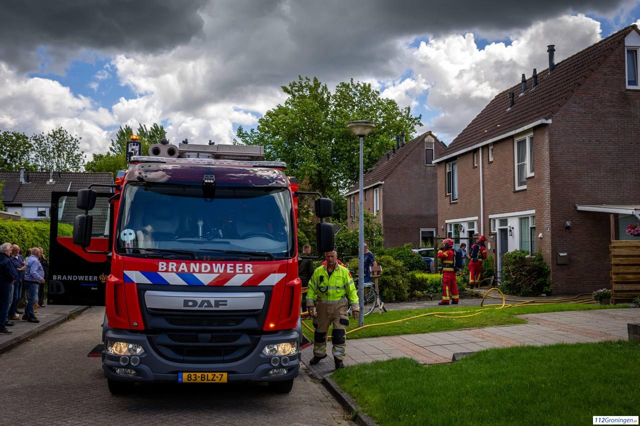 Brand in Aduard snel onder controle