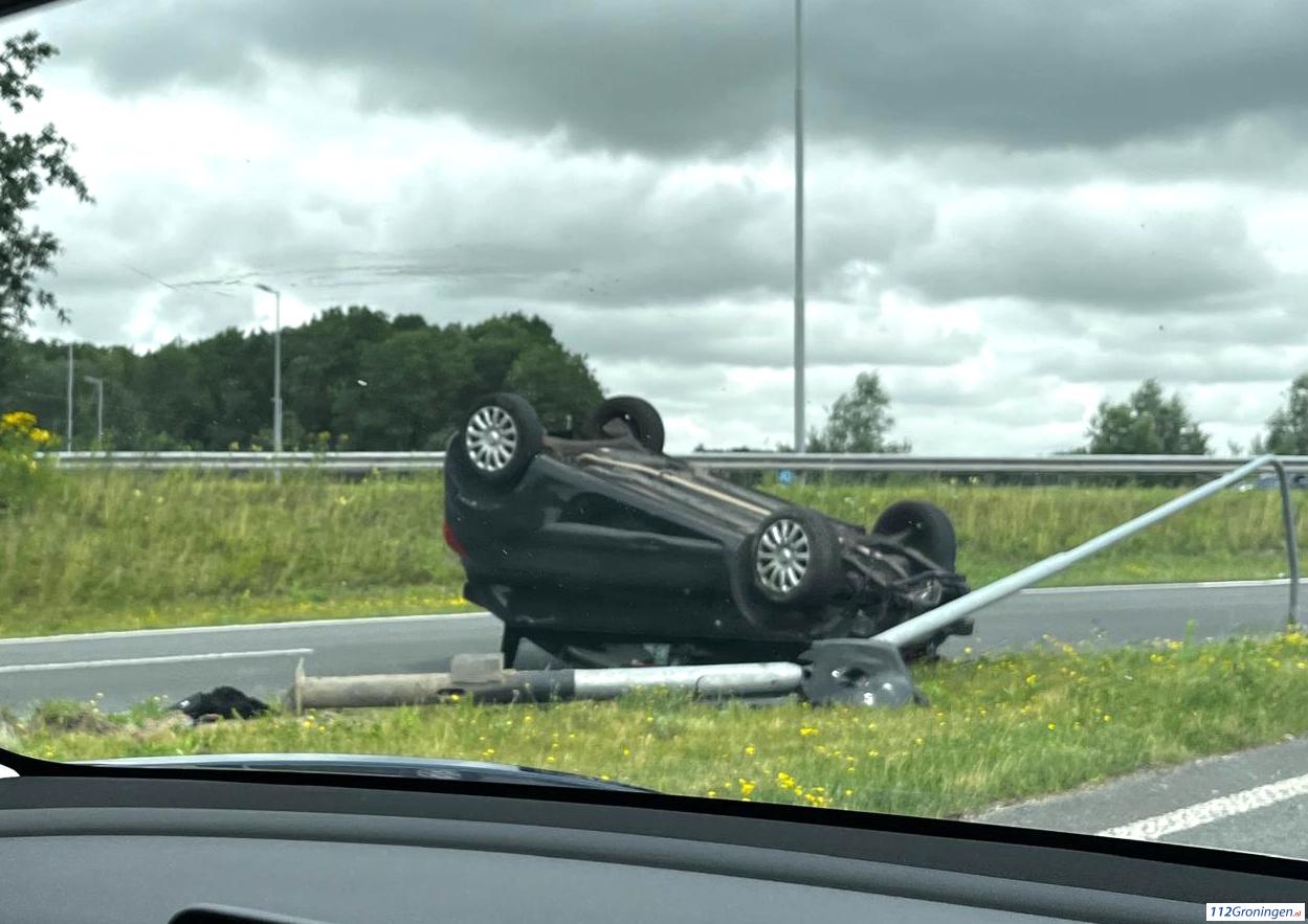 Ongeval op de N46 bij oprit Hornbach. Ongeval op de N46 bij oprit Hornbach.