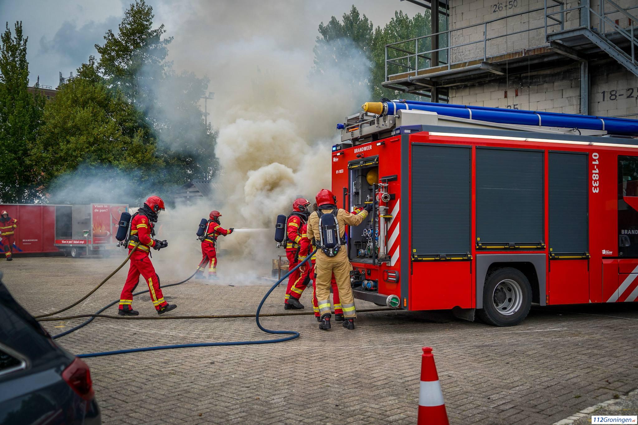 Open dag Brandweer Groningen Stad zeer geslaagd (Video)
